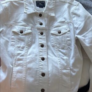 Lucky Brand White Denim Jacket